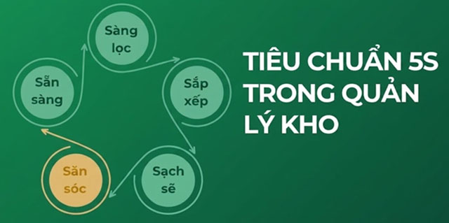 Tiêu chuẩn 5s trong quản lý kho là gì? 