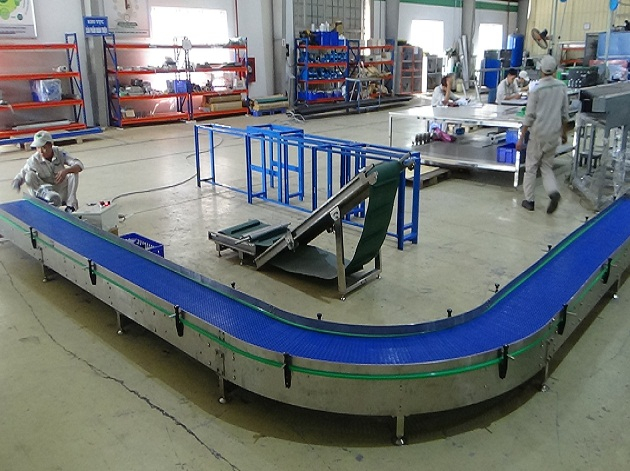 Băng tải xích nhựa Băng tải xích nhựa