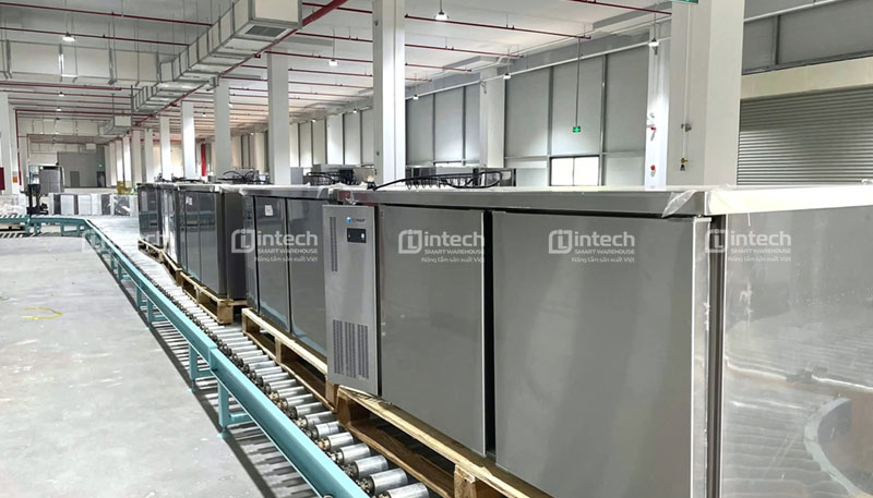 Hình ảnh dây chuyền được lắp ráp tại nhà máy khách hàng