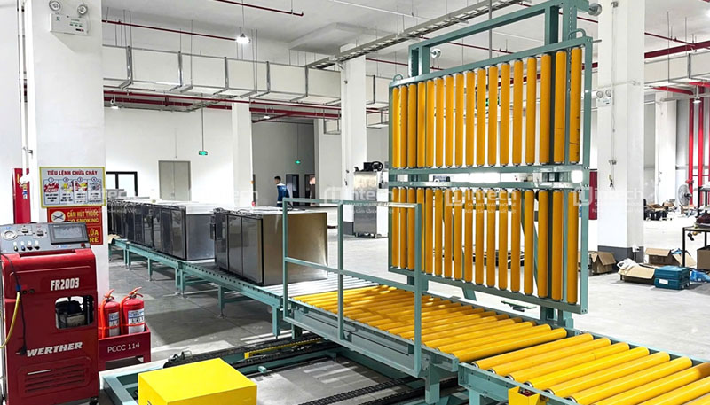 Dây chuyền tự động hóa được lắp ráp tại nhà máy khách hàng