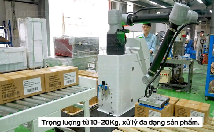 Lên layout ở xưởng sản xuất Intech