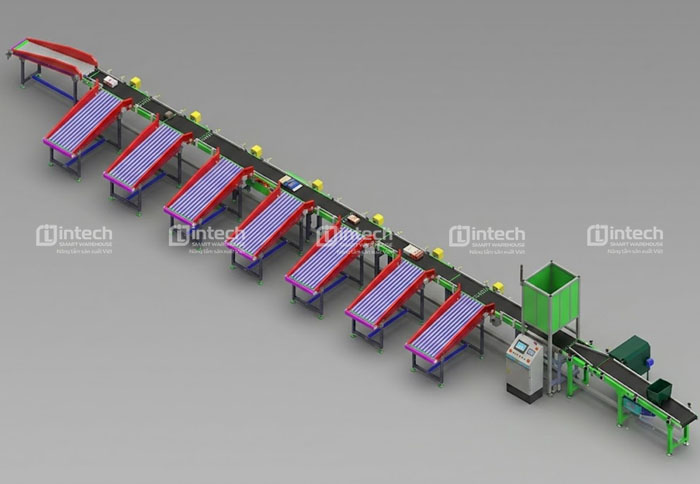 Giải pháp phân loại hàng hóa bằng khí nén được thành hình từ thiết kế 3D