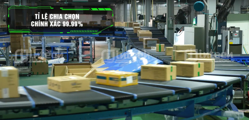 day chuyen phan loai cross belt   sorter